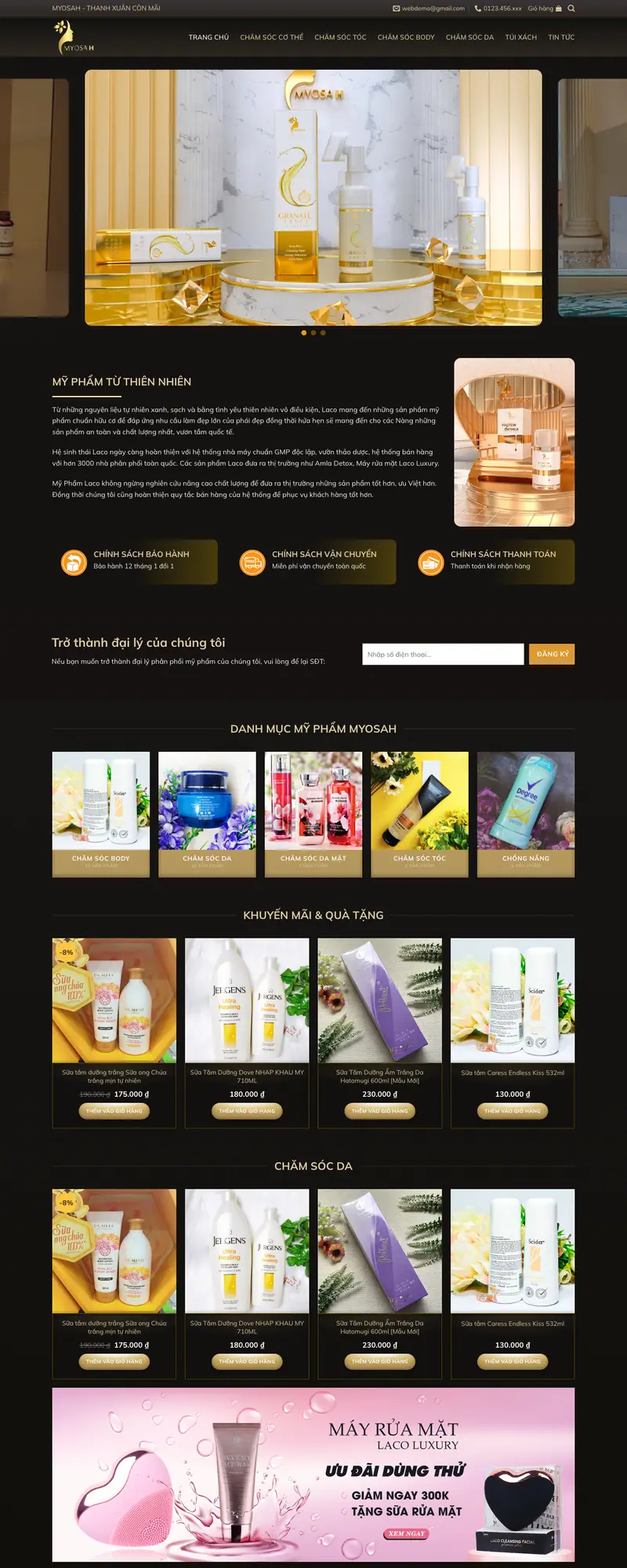 Mẫu web bán mỹ phẩm 26