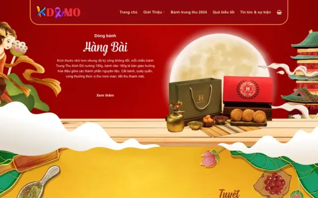 Mẫu web bán bánh trung thu 01