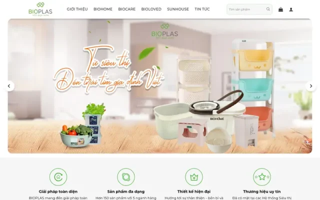 Mẫu web bán đồ gia dụng 02