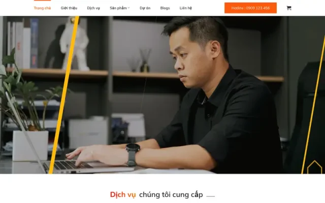 Mẫu web kiến trúc – xây dựng 12
