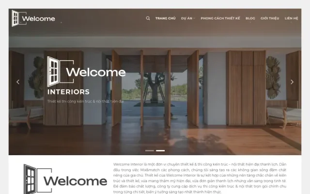 Mẫu web nội thất 29