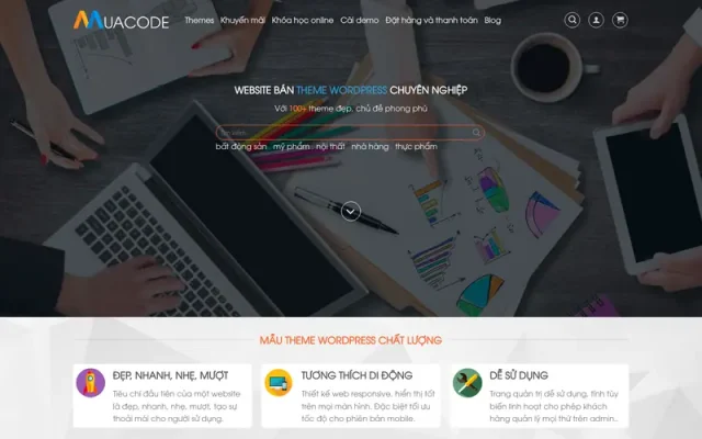 Mẫu web bán