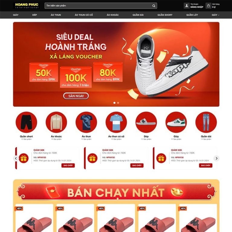 Mẫu web thời trang 20