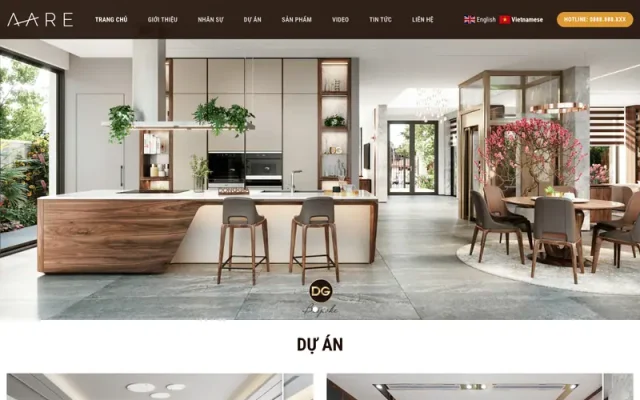 Mẫu web nội thất 30