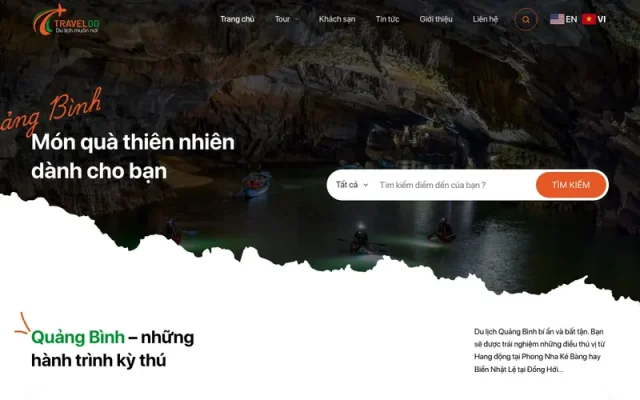 Mẫu web du lịch cao cấp 27