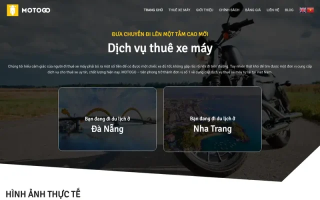 Mẫu web cho thuê xe máy 01