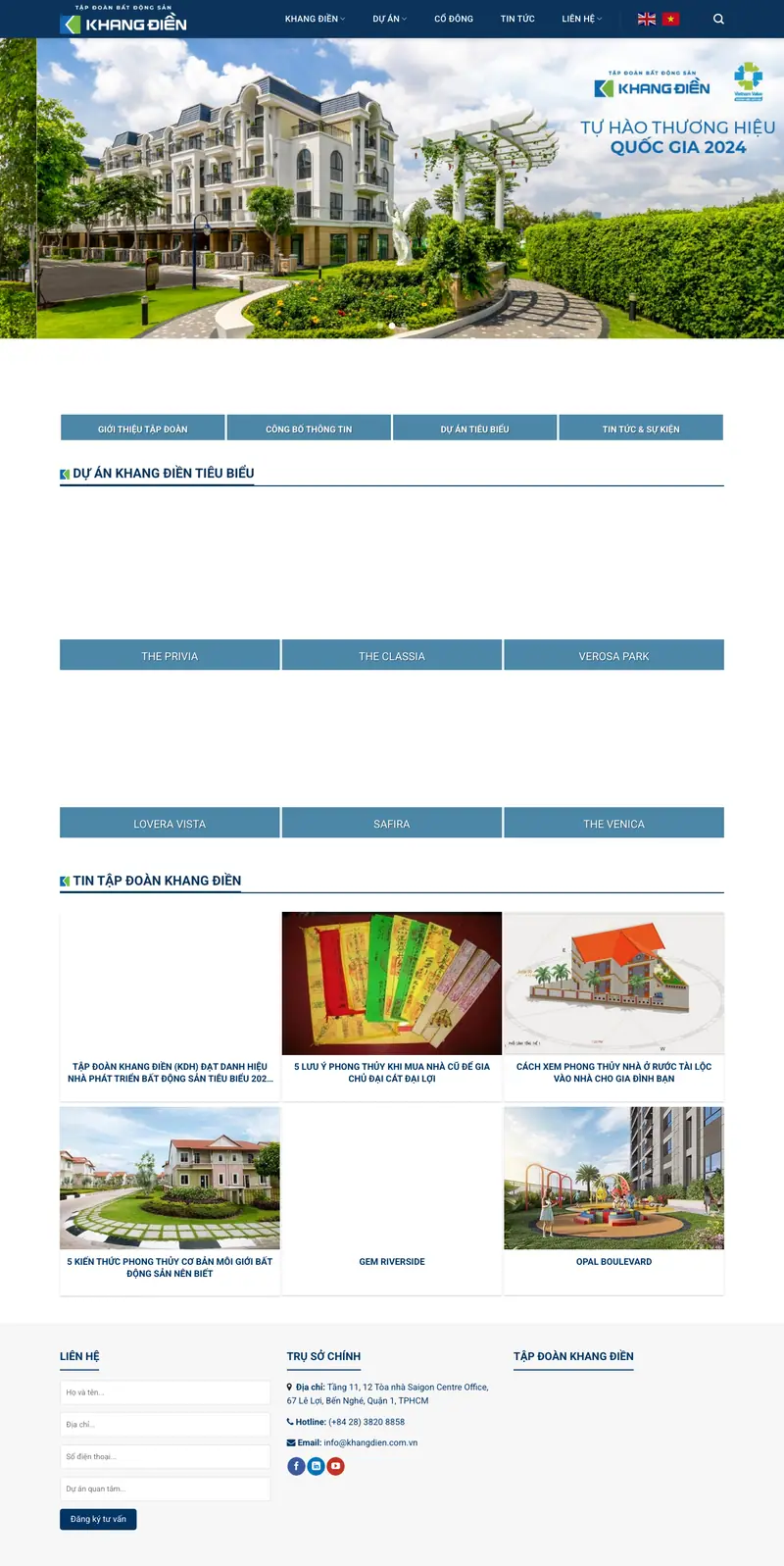 Mẫu web bất động sản 67 – màn hình 1