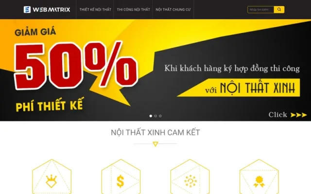 Mẫu web thiết kế nội thất nhà cửa 26