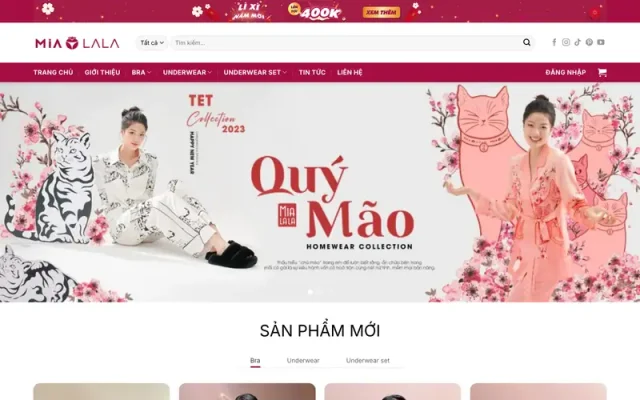 Mẫu web thời trang 34