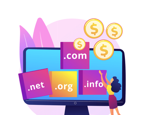 Mẫu web tên miền trẻ trung