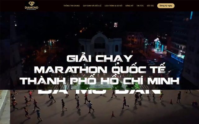 Mẫu web giải chạy bộ chuyên nghiệp