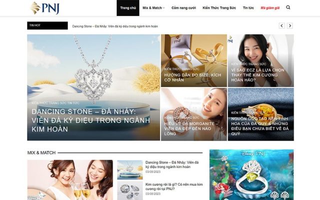 Mẫu web tin tức sang trọng