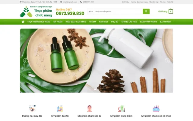Mẫu web thực phẩm 14