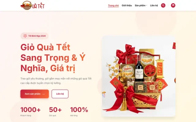 Mẫu web giỏ quà tết – quà tặng tết 3