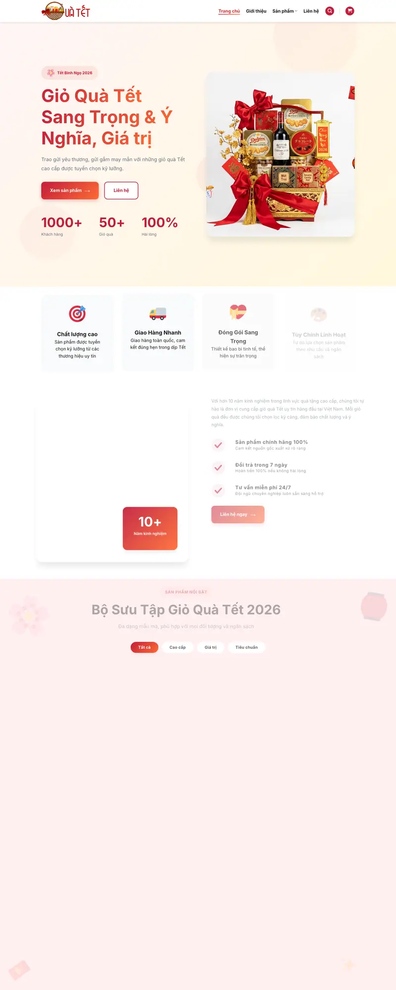 Mẫu web giỏ quà tết – quà tặng tết 3