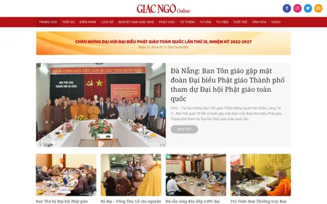 Mẫu web tin tức 20 – blog
