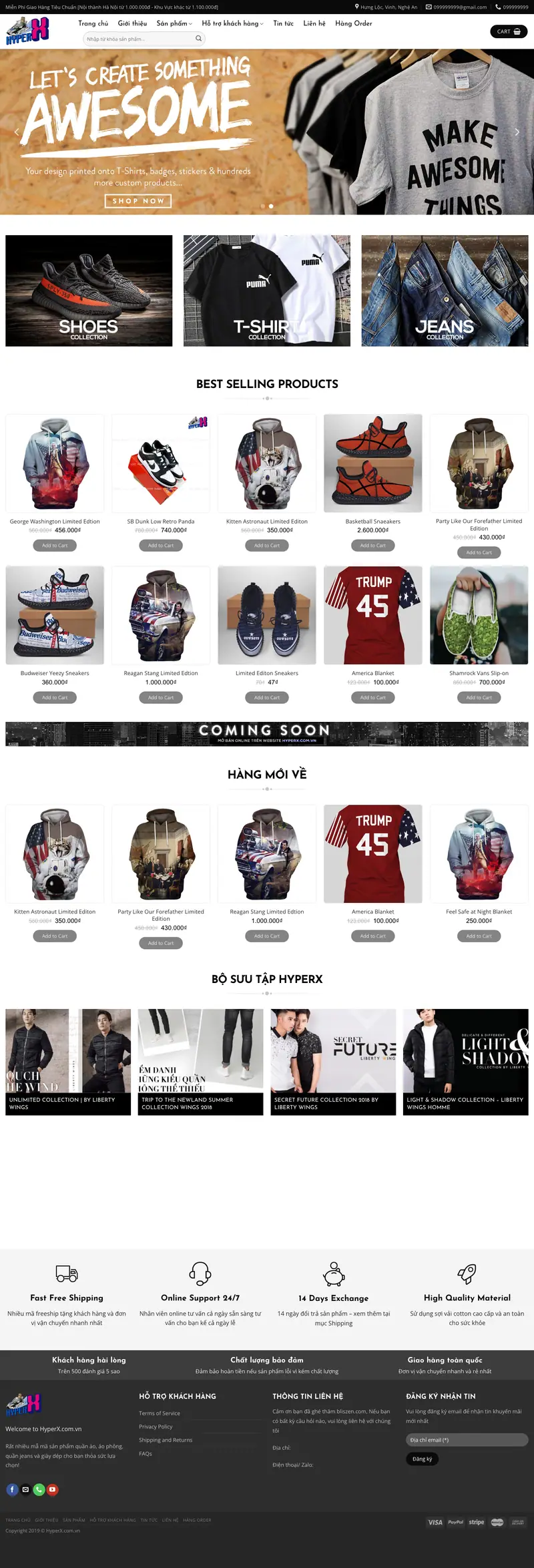 Mẫu web thời trang 12 – shop quần áo – phụ kiện – shop online