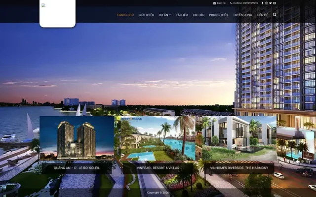 Mẫu web bất động sản 03