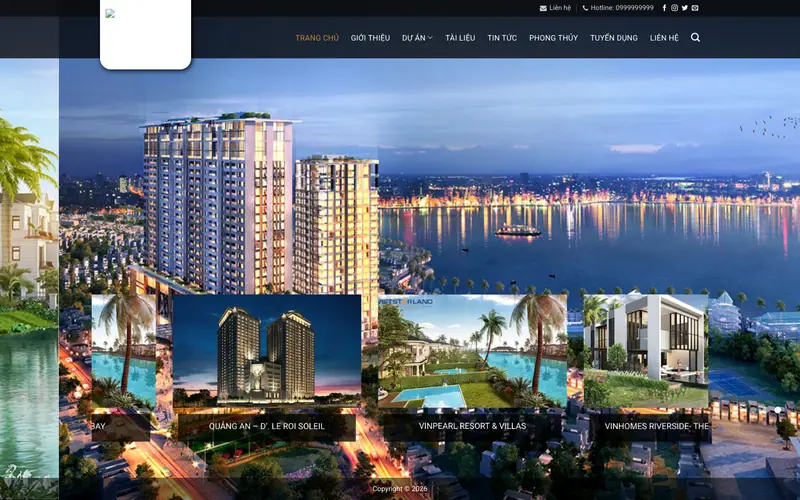 Mẫu web bất động sản 03