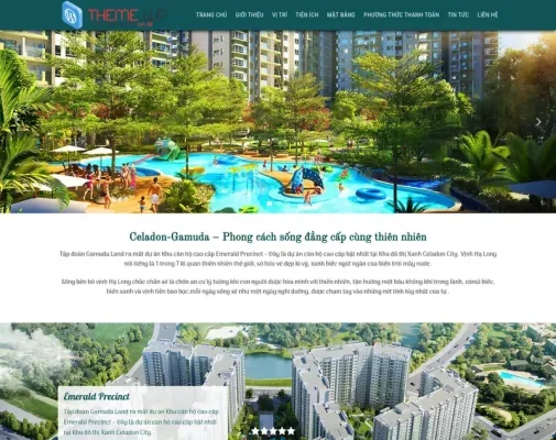 Mẫu web landing page bất động sản 02