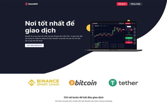 Mẫu web giới thiệu sàn giao dịch bo 03