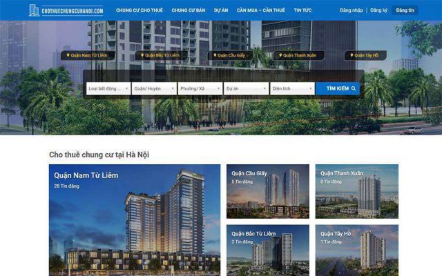 Mẫu web bất động sản 29
