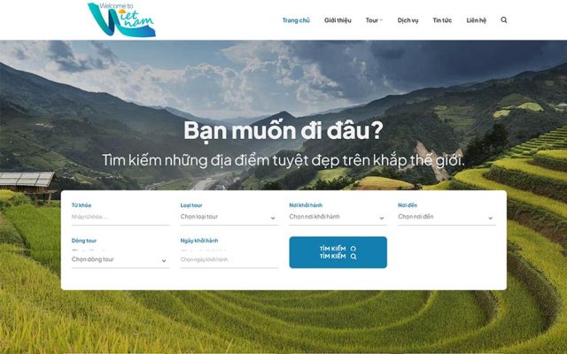 Mẫu web du lịch 15
