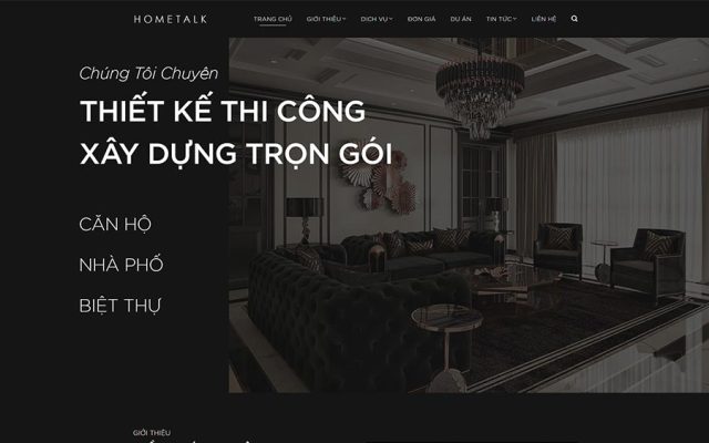 Mẫu web công ty kiến trúc xây dựng 06