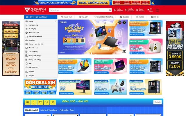 Mẫu web bán máy tính, laptop 10