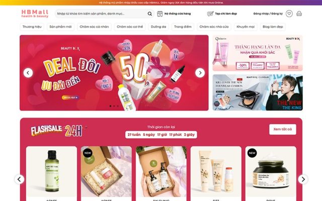 Mẫu web mỹ phẩm 20