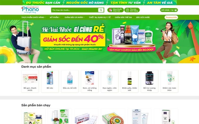 Mẫu web nhà thuốc 04