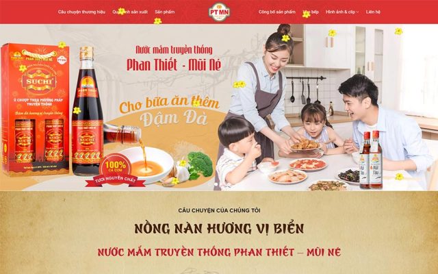 Mẫu web shop thực phẩm, gia vị 18