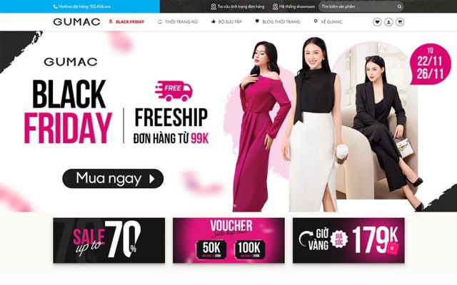 Mẫu web thời trang 18