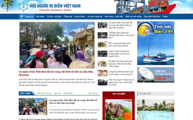 Mẫu web tin tức 22 – blog