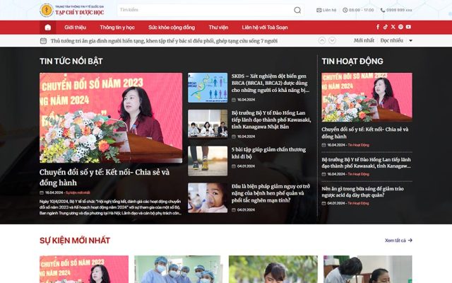 Mẫu web tin tức 22