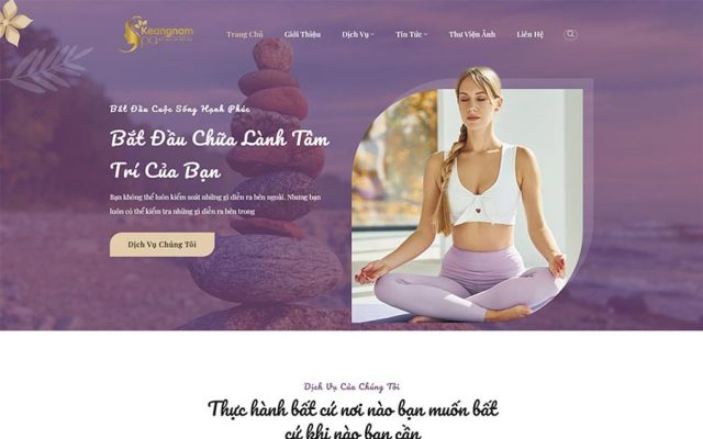 Mẫu web trung tâm fitness, yoga 05