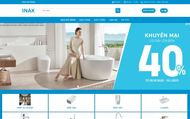 Website INAX Đà Nẵng
