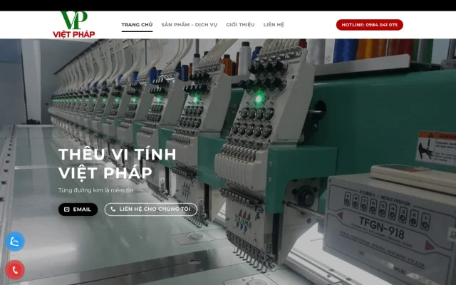 Website Thêu Vi Tính Việt Pháp